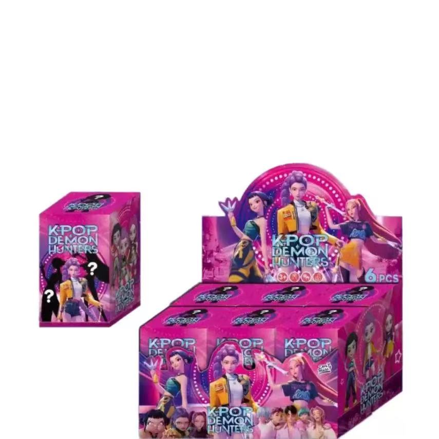 2026 Hot Anime Figure K Pop Demon Hunters with Box Kawaii Boys Girls For Kids Fans Halloween Christmas Figure Decorative Gifts