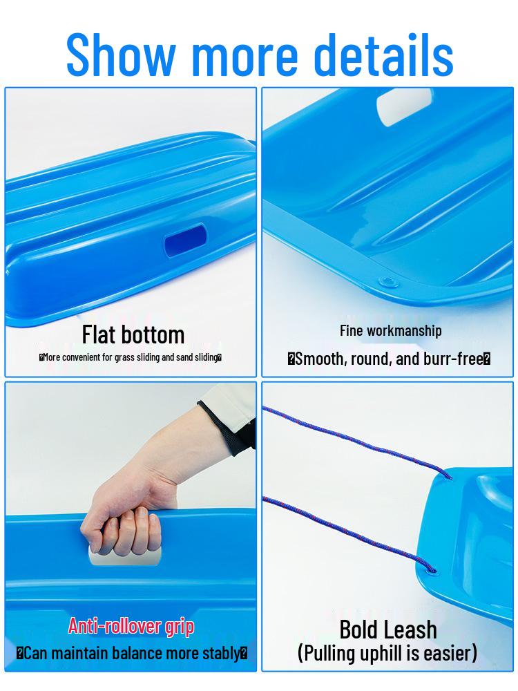 Upgraded Thickened Grass and Sand Sliding Board for Adults