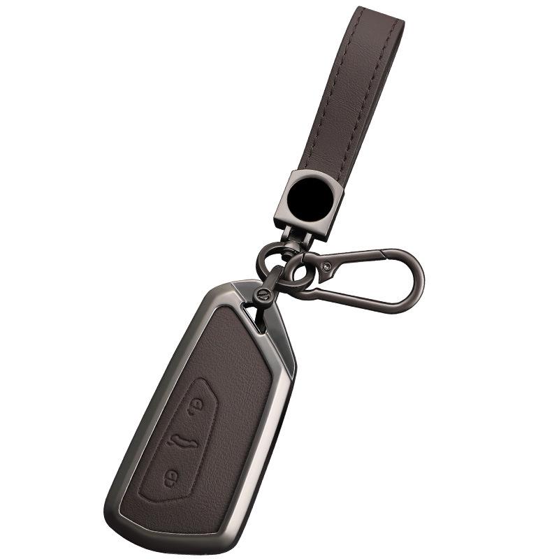 Volkswagen Car Key Case for Golf 8, Lamando L, Teramont X, Talagon, ID.3, ID.4X, ID.6 - Protective Shell with Buckle