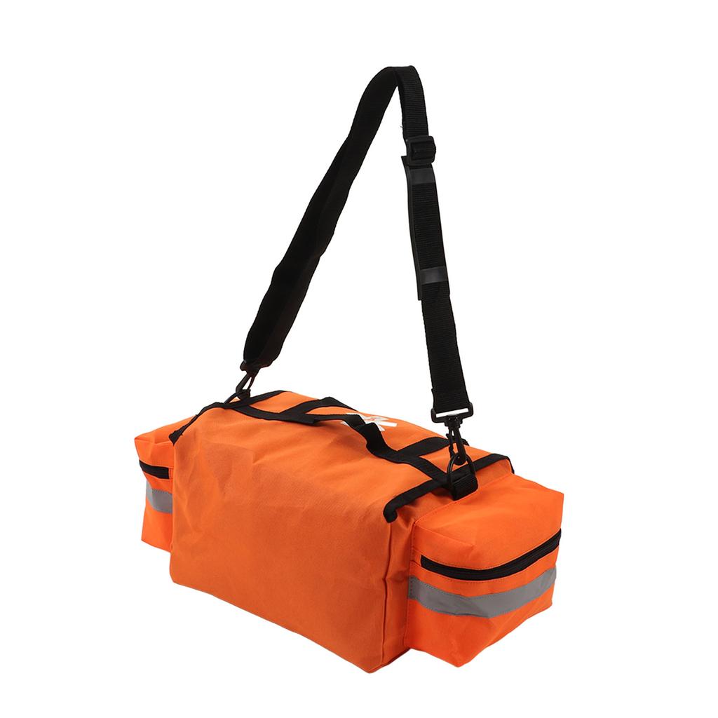 Trauma Bag Orange Portable Large Capacity Oxford Cloth Outdoor First Aid Trauma Emergency Bag Home Medical Bag