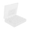 25pcs Plastic Bobbins Sewing Machine Stitching Accessories with A Storage Box for Craft Enthusiasts Tailor