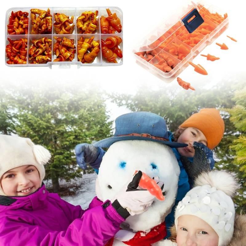 Kit Craft Snowman Plastic Nose Christmas Decoration Children Accessories Diy