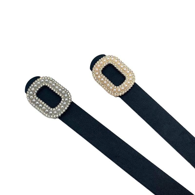 Elegant Retro Pearl And Diamond Clip Waistband For Womens Outfits Fashionable