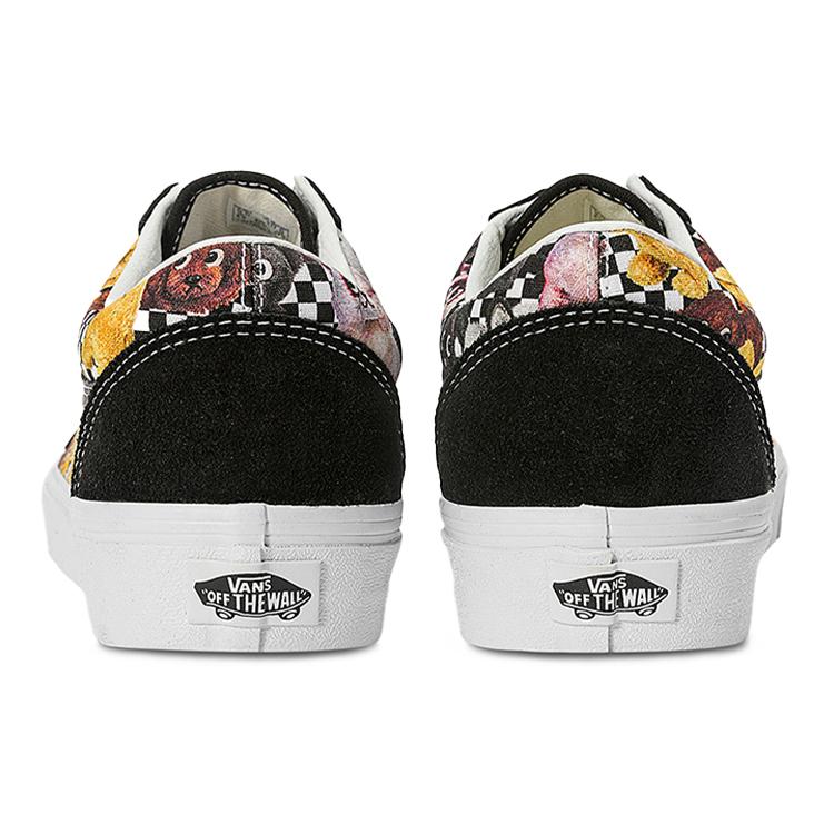 Vans Old Skool Low Tops Skateboarding Shoes Unisex Black White VN0A7Q2JLNN