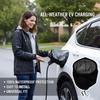 Magnetic EV Charging Port Cover Waterproof Dustproof Sun Protection Electric Car Charger Protector Foldable Charger Gun Cover