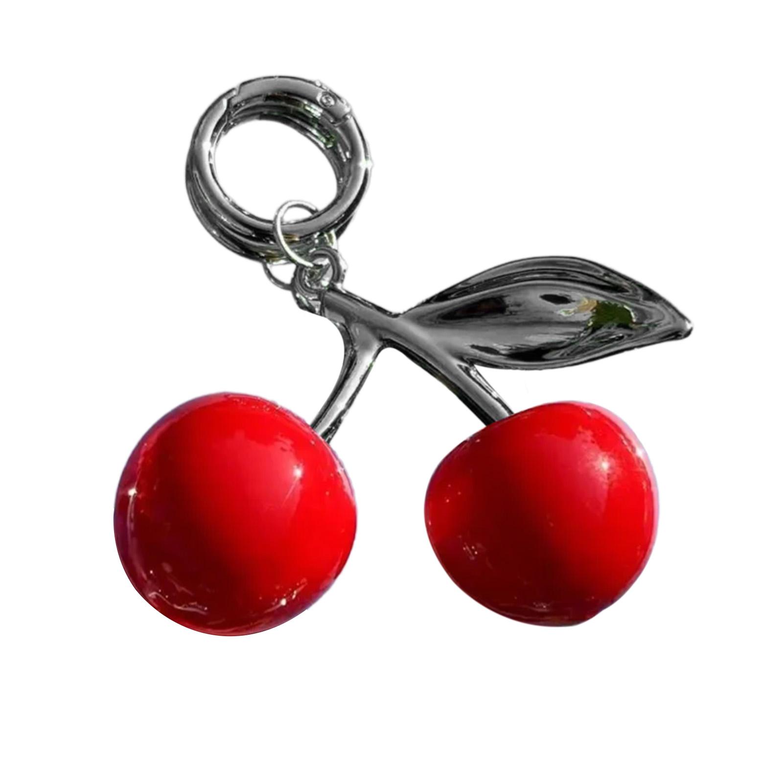 

Элегантный прочный сплав Lovely Cherrys Charm Подвеска-замок Брелок Модный аксессуар для стильных девушек, женщин, дам