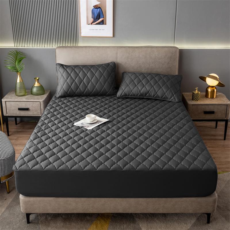 Waterproof Mattress Cover Elastic Matress Protector Double Bed Jacquard Sheet Cover Non-slip Bedspreads For King/Queen Size 1pc