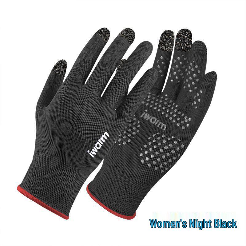 Wytrzymałe letnie rękawice outdoorowe do jazdy na rowerze i konnej - antypoślizgowe i chroniące przed odciskami