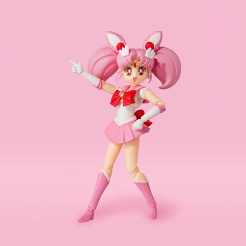 S.H.Figuarts Pretty Guardian Sailor Moon Sailor Chibi Moon -Animation Color Edition- (Rerelease) Approximately 100mm PVC & ABS Painted Movable Figure