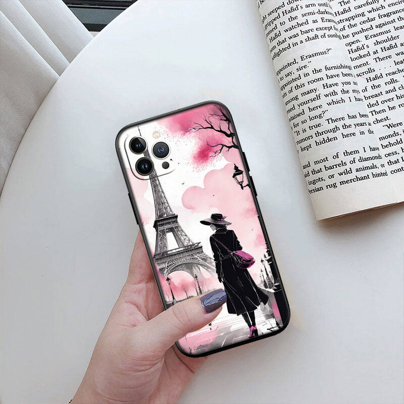 MH128 Paris Eiffel Tower Case for Samsung A06 A35 A25 A24 A15 A05S A05 M55 M35 M15 A02 A12 A13 A10 A16 A20 A30 A22 A31 A32 A33 A42 A50