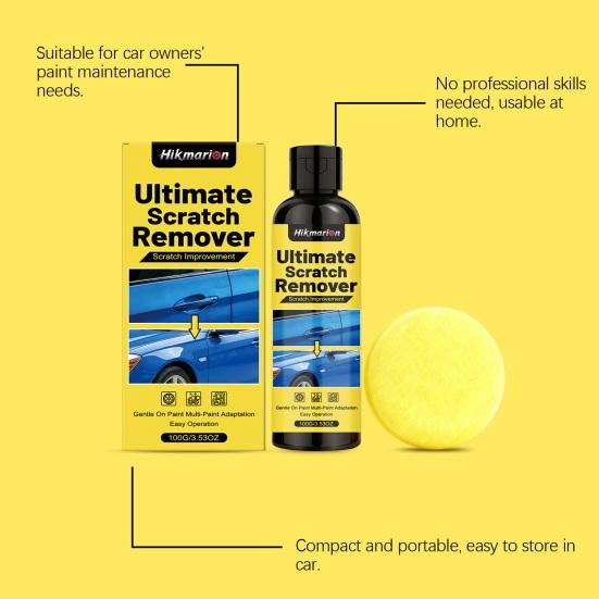 Car Scratch Remover Kit 100g Paint Polish And Restorer for Auto Body Swirl Mark