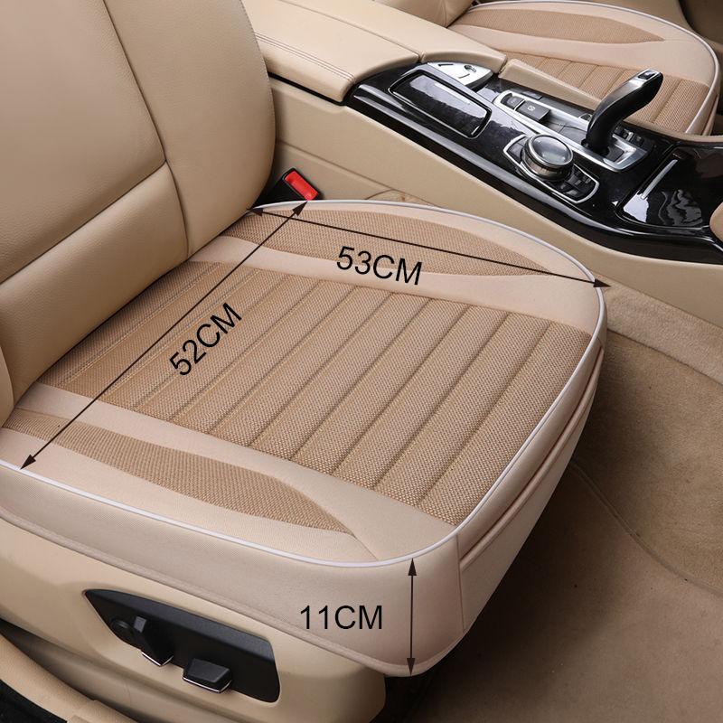 Car Seat Cover,Flax Cushion Seasons Universal Breathable For Most Four-Door Sedan&SUV Ultra-Luxury Car Seat