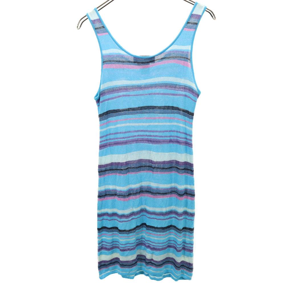 MISSONISPORT No Sleeve One Piece 42 Blue Women Used