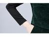2026 Fall/Winter Elegant Versatile Long-Sleeve Faux Two-Piece Slimming Mid-Length Skirt