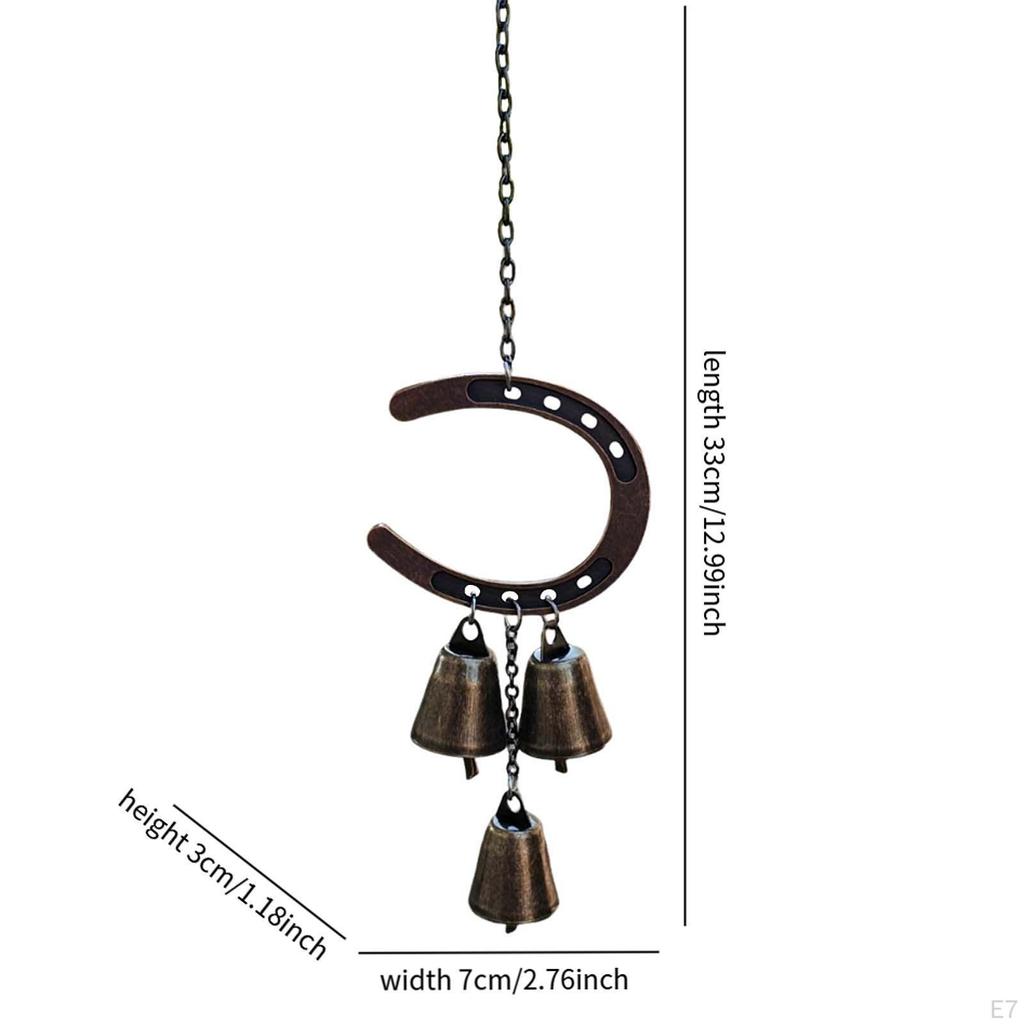 -Shaped Hanging Wind Chime for Outdoor Use