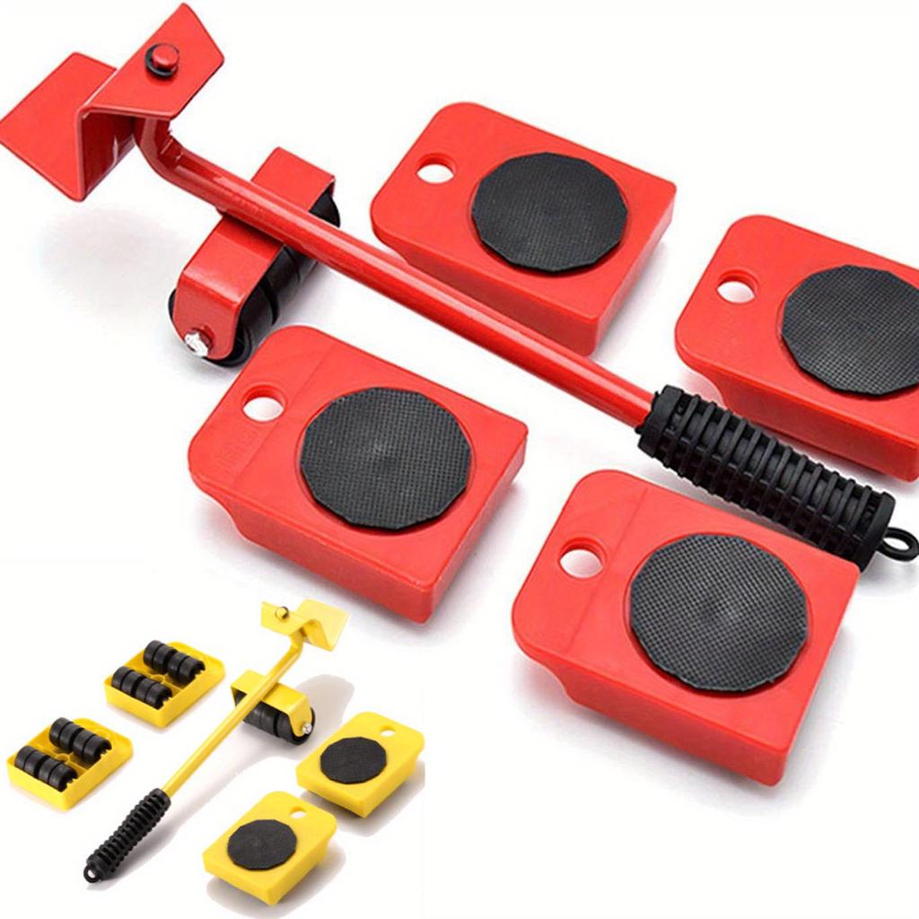Furniture Mover Tool Set Heavy Stuffs Moving Roller With Bar Furniture Mover Lifter With Wheel Professional Moving Too
