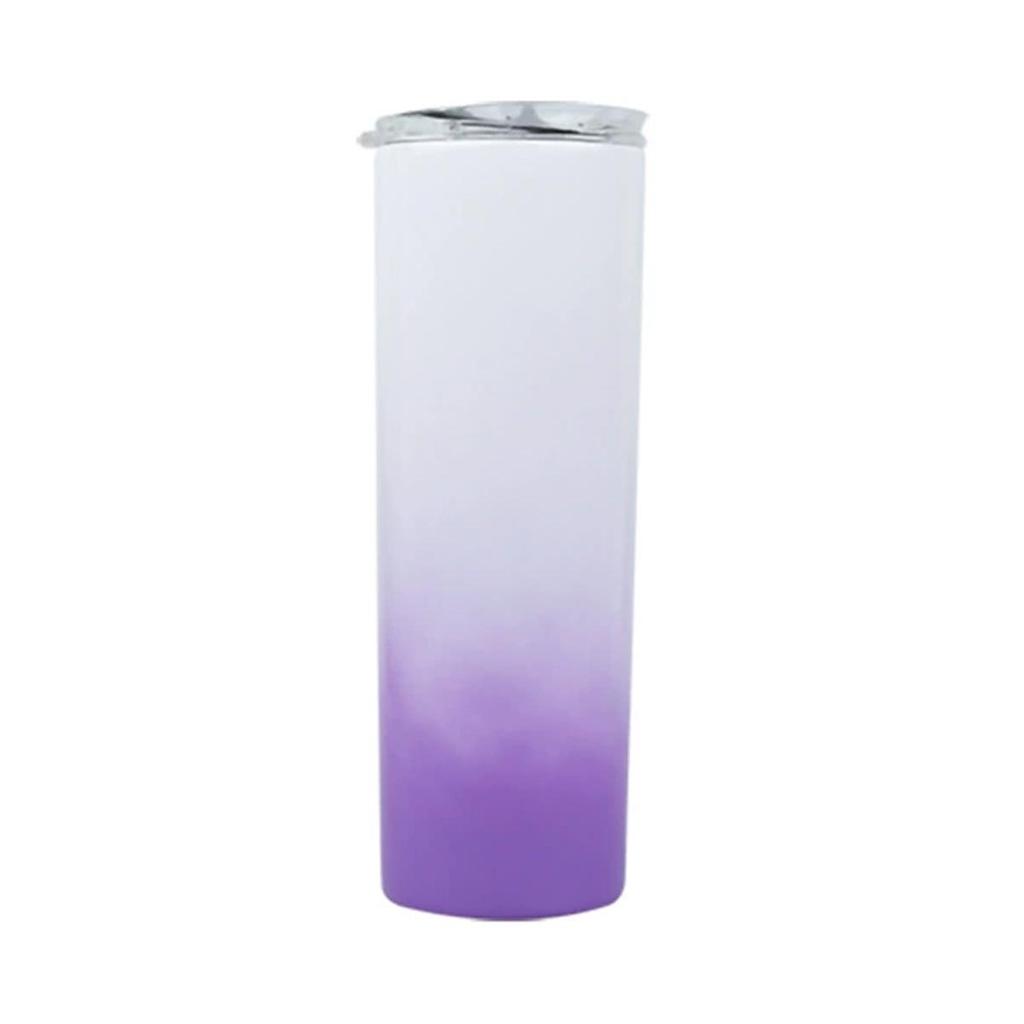 20oz Stainless Steel Insulated Slim Cup with Solid Color and Logo Printing.