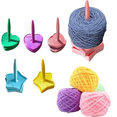 Stojak obrotowy pionowy do druku 3D dla wełny tekstylnej, wełny rolniczej, miłośników dziergania, obrotowe narzędzia plastikowe, błyszczący design, prządzarki/uchwyty do włóczki