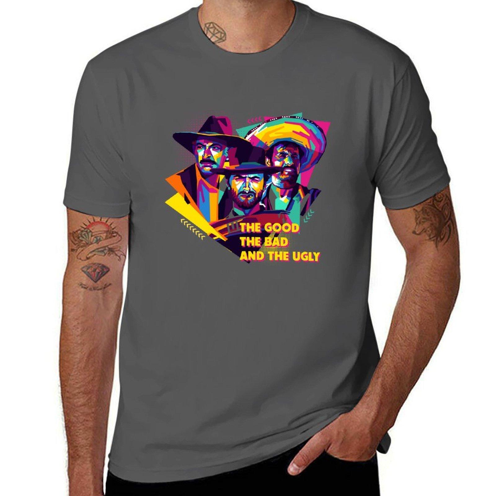 

The Good, The Bad, & The Ugly T-Shirt funny t shirts cotton t shirts for man cotton funny g man t shirts for men T-Shirt 4XL