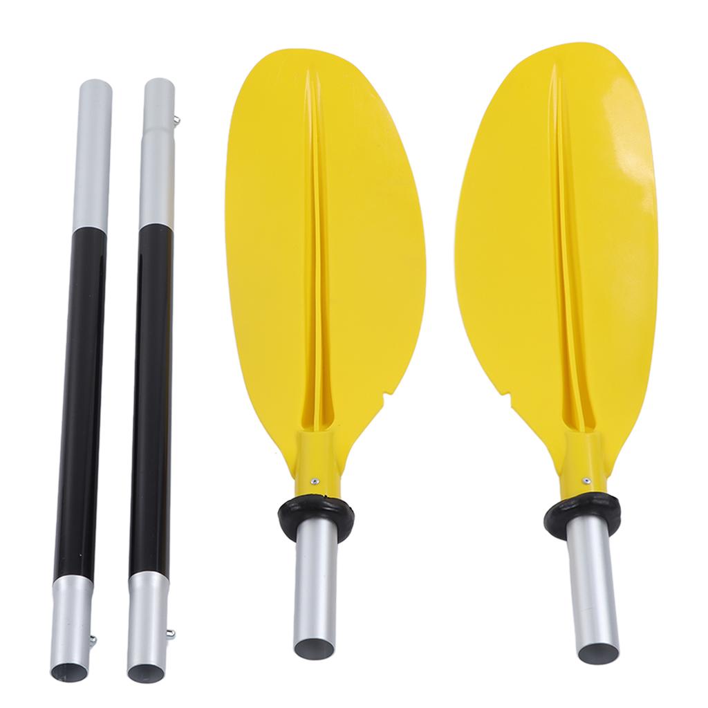 Boat Paddle Yellow Aluminum Alloy Professional Double Head Canoe Kayak Oar for Rowing
