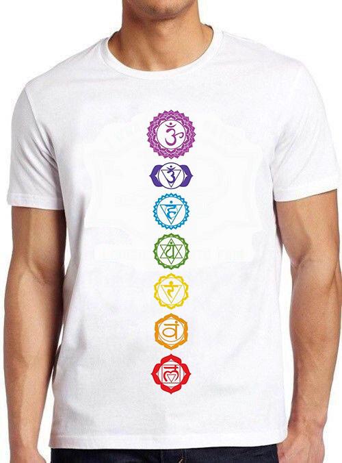 

7 Chakras Spiritual Meditation Zen Om Buddhism Energy Cool Gift Tee T Shirt M867 5XL різнокольоровий
