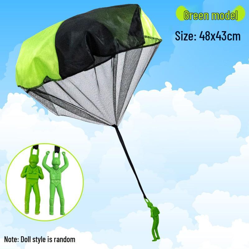 Children s Soldier Parachute Toy - Outdoor Hand-Thrown Flying Parachute