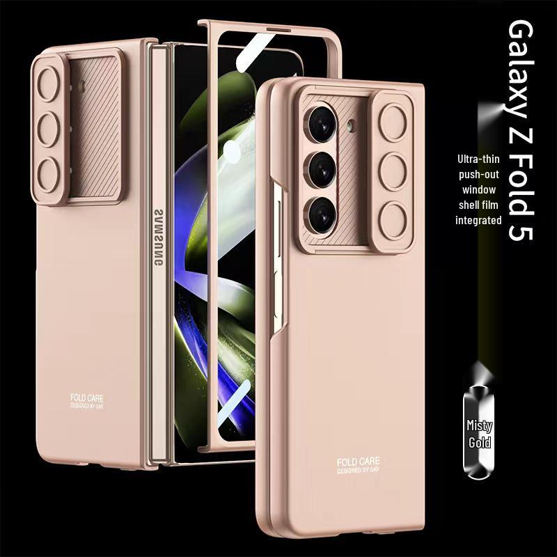 Samsung Z Fold5 Full Coverage Frosted Solid Color Phone Case Fold5