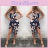 Elegant Womens Floral Long Maxi Dress For Evening Parties And Beach Days