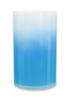 TATSU-CRAFT Clear Dustbin, Cocktail Size L, 13L, AB, Aqua Blue, Stylish, Slim, Lidless, Sorting, Outdoor, Small, White, Suitable for Kitchen,