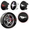 4 Stück 56mm 60mm Auto Radnabenkappe Felgenabdeckung Logo Aufkleber Für Ford ST Fiesta Focus Mk2 3 4 Edition Mondeo Fusion FOOSE Mustang