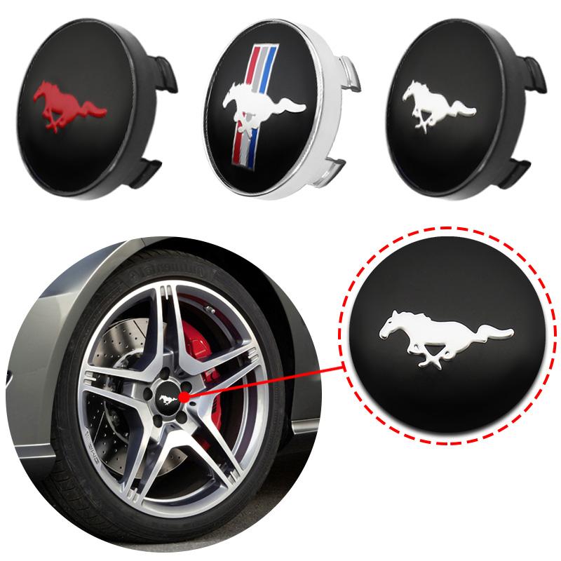 4 Stück 56mm 60mm Auto Radnabenkappe Felgenabdeckung Logo Aufkleber Für Ford ST Fiesta Focus Mk2 3 4 Edition Mondeo Fusion FOOSE Mustang