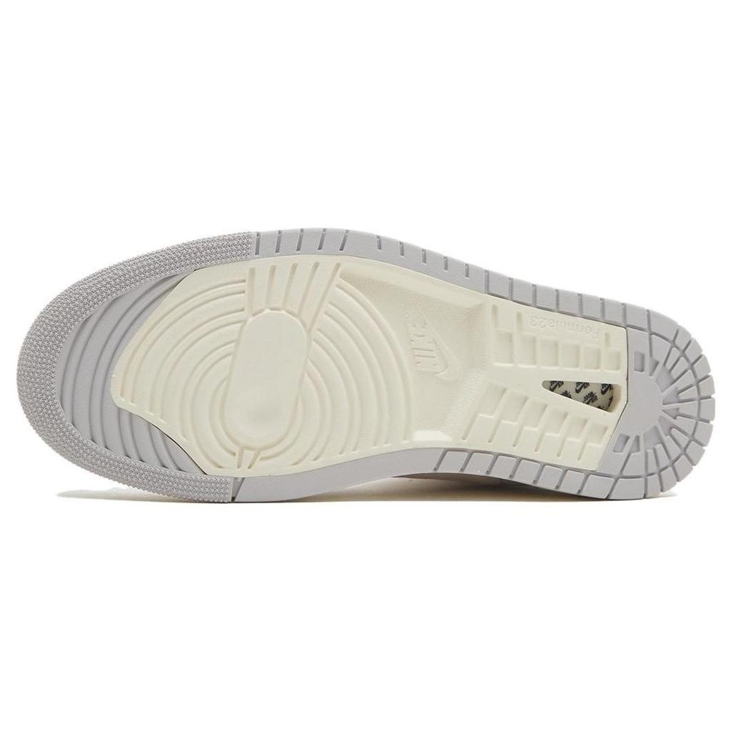 Air Jordan 1 High Zoom Comfort 2 FIBA Unisex Sneakers White Neutral-Grey Metallic-Gold DV1307-107