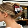Usa Flag Heart Star Hair Claw Clips Patriotic Acrylic Hair Claws For Women Girls Independence Day Party Daily Hair Accessories