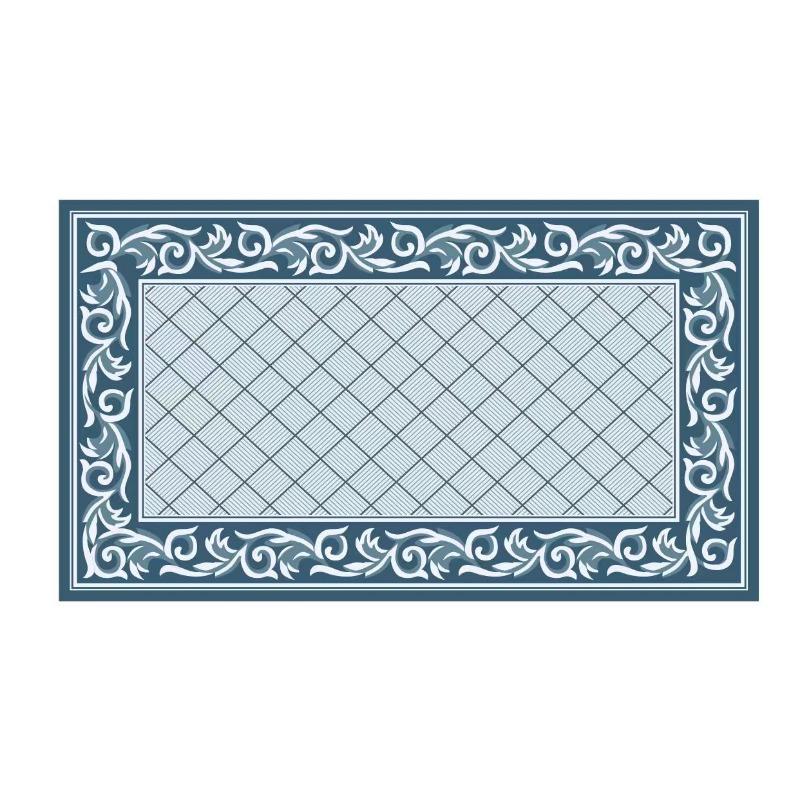 

Nordic Wind Diatom Mud Absorbing Mat для ванной комнаты, быстросохнущий грязный коврик для ног, умывальник, туалетная дверь, за ковриком легко ухаживать 40 * 60Cm