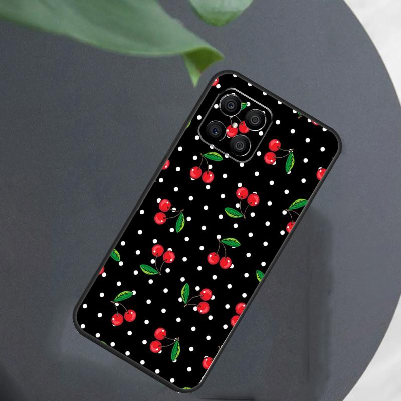 Food Fruit Red Cherry For Honor Magic 7 Lite 6 8 Case For Honor 200 400 Pro 90 70 50 X8c X8b X9a X9b X9c X9d Win RT