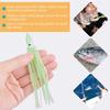 5 Stück Angelköder Tintenfisch-Röcke Leuchtende Köder Leuchtender Oktopus Schleppköder Weichplastik Angelköder für Barsch Lachs Forelle