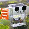 3in1 Juvenile Fish Hatching Box Multi-functional Hanging Fish Tank Fish Breeding Isolation Box Female Fish Spawning and Breeding