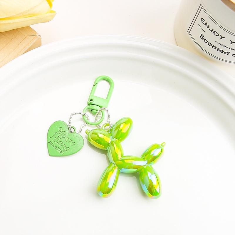 Design Bonbonfarbener Ballonhund Mädchen Schlüsselanhänger Kreativer Ballonhund Handykette Handtaschenschlüsselanhänger Zubehör Anhänger Spielzeug