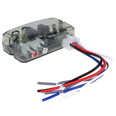 Auto Car Audio Converter 12V Rca Stereo High To Low Adjustable Converter Adapter