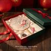 2Each Side of the Embroidered Peony Round Fan Features..8.27inch Tulle Fan Surface and5.9Inch Natural Wood Handle Offers a Smooth and Comfortable
