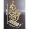 3D Wooden Puzzle Father and Son Diy Handmade Bicycle Assembly Model Kits  Creative Decoration