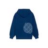 Li-Ning Badfive Sichuan Blue Print Series Round Neck Pullover Long Sleeve Sweatshirt Men Tops Medium-Blue AWDRB71-1