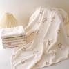 All-Season Pure Cotton Newborn Swaddle Blanket - Fine Combed Cotton