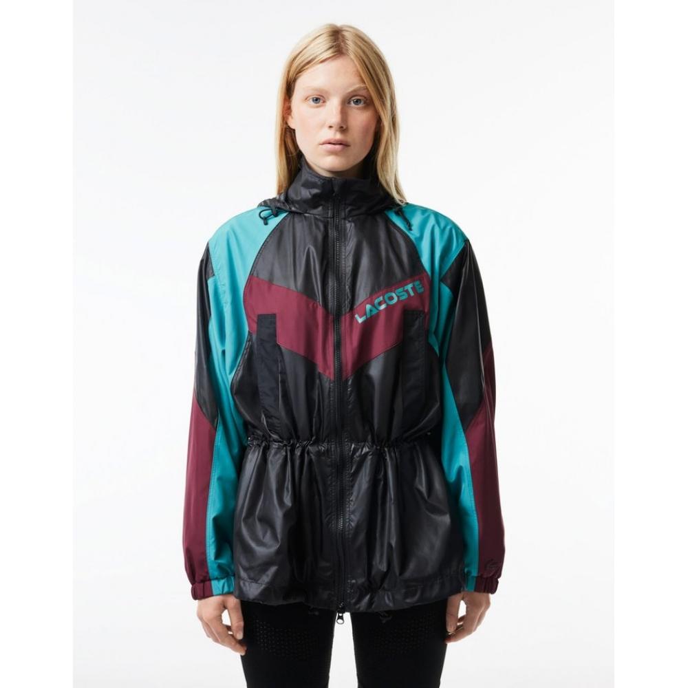 

LacoSte Women S Color Matching Long Track Jacket Bf1567 53n Kri 034