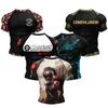 Design Popular Pessoal Sublimação Manga Curta Preto No Gi BJJ Jiu Jitsu Rashguard Luta BJJ Mma Camisas Rash Guard Para Homens