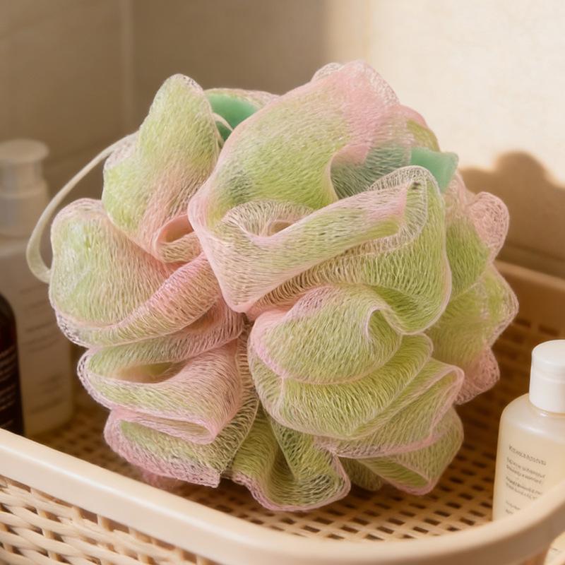 High-Grade Large Bath Loofah: Non-Scattering, Cute, Bubbling Shower Scrubber for Women