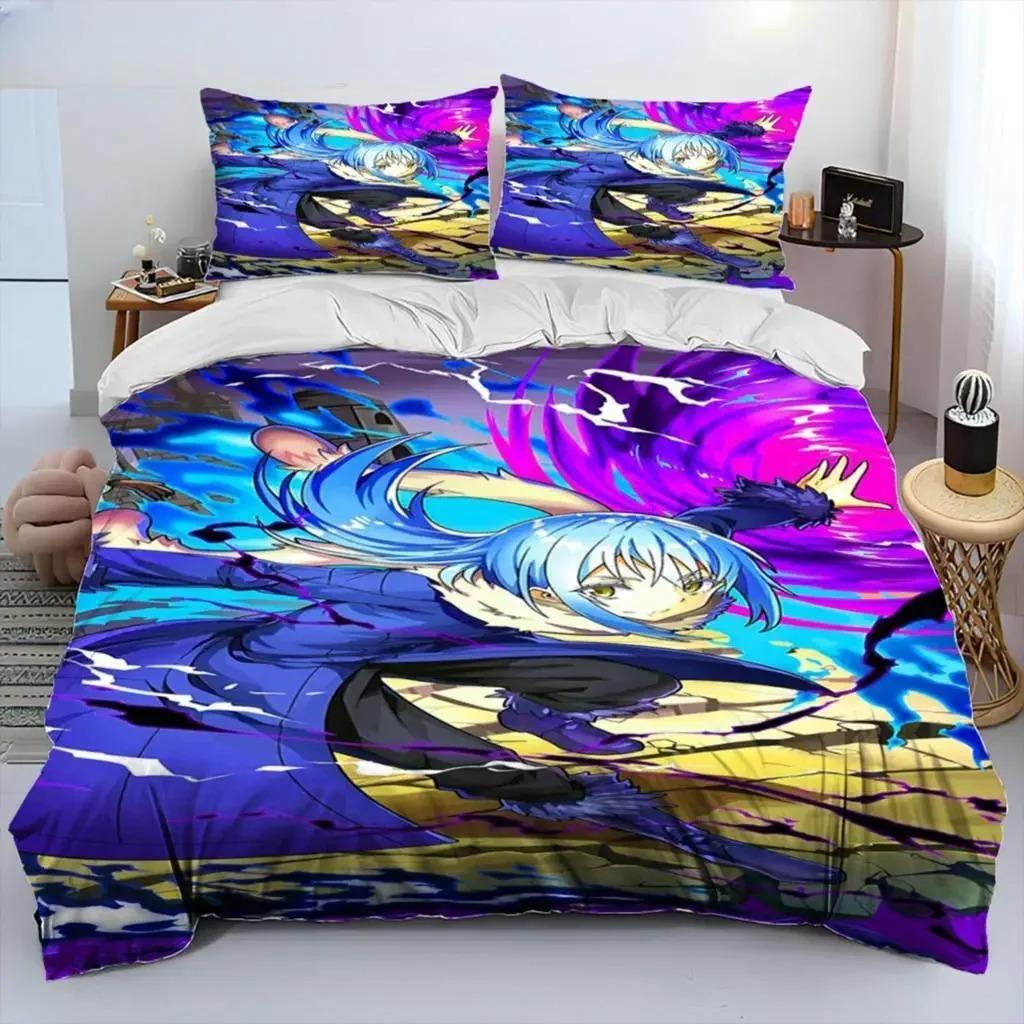 Cozy Comfortable I Got Reincarnated As A Slime Anime Bed Size King Queen Comforter Quilt