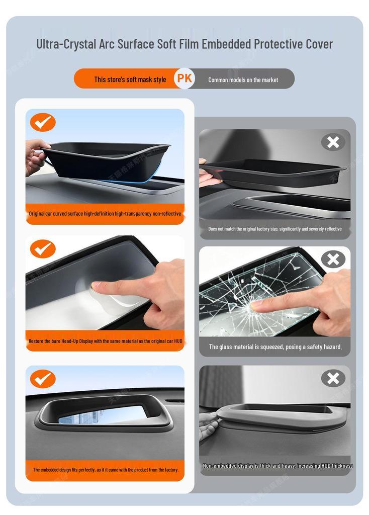 Great Wall Haval H10 HUD Protective Cover for 26 Models - Dust Shield & Interior Accessory