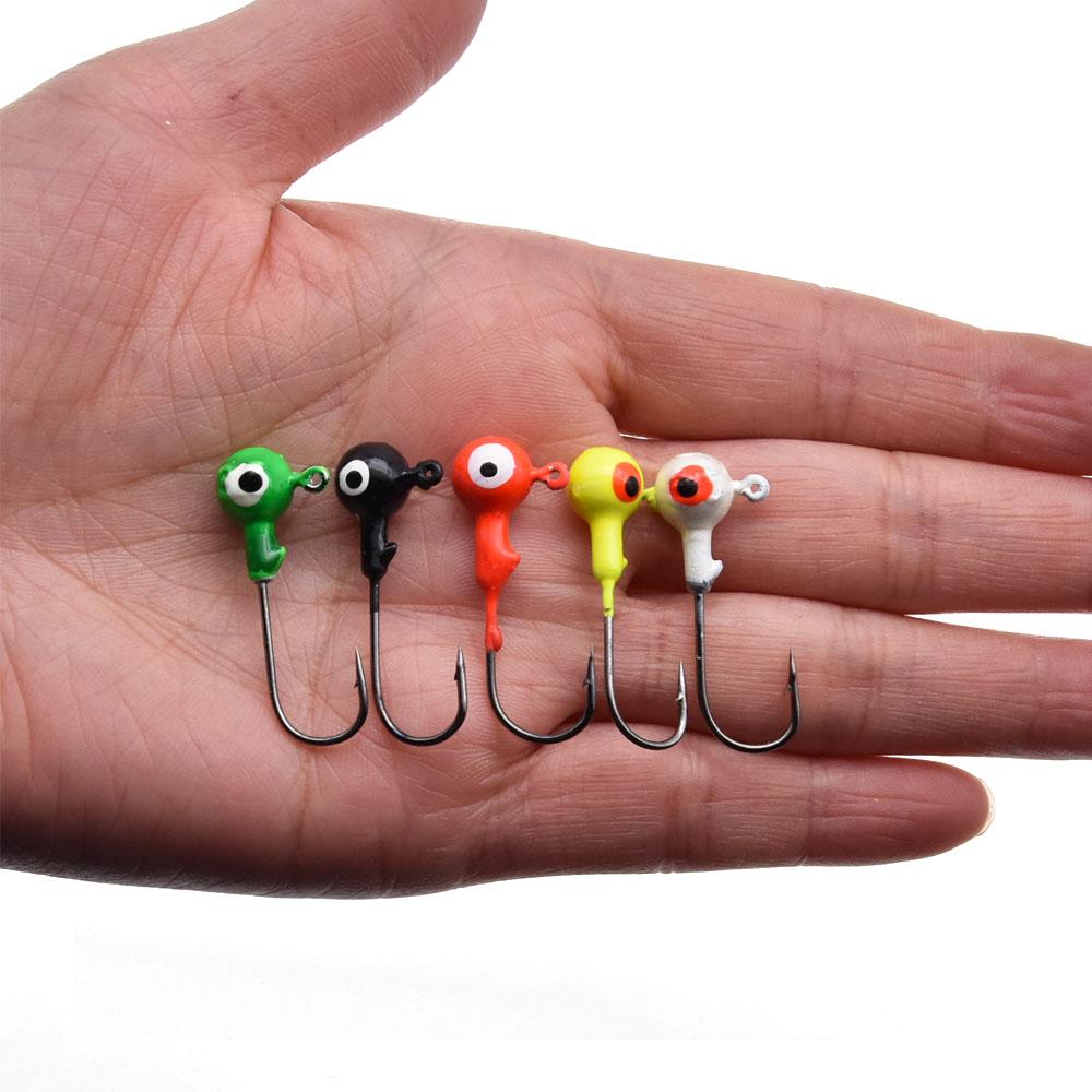 10pcs 3.5g 5g 7g 10g 12g 14g 18g Colorful Fishing Jig Head Hook for Soft Lure Bait Fishing Hook