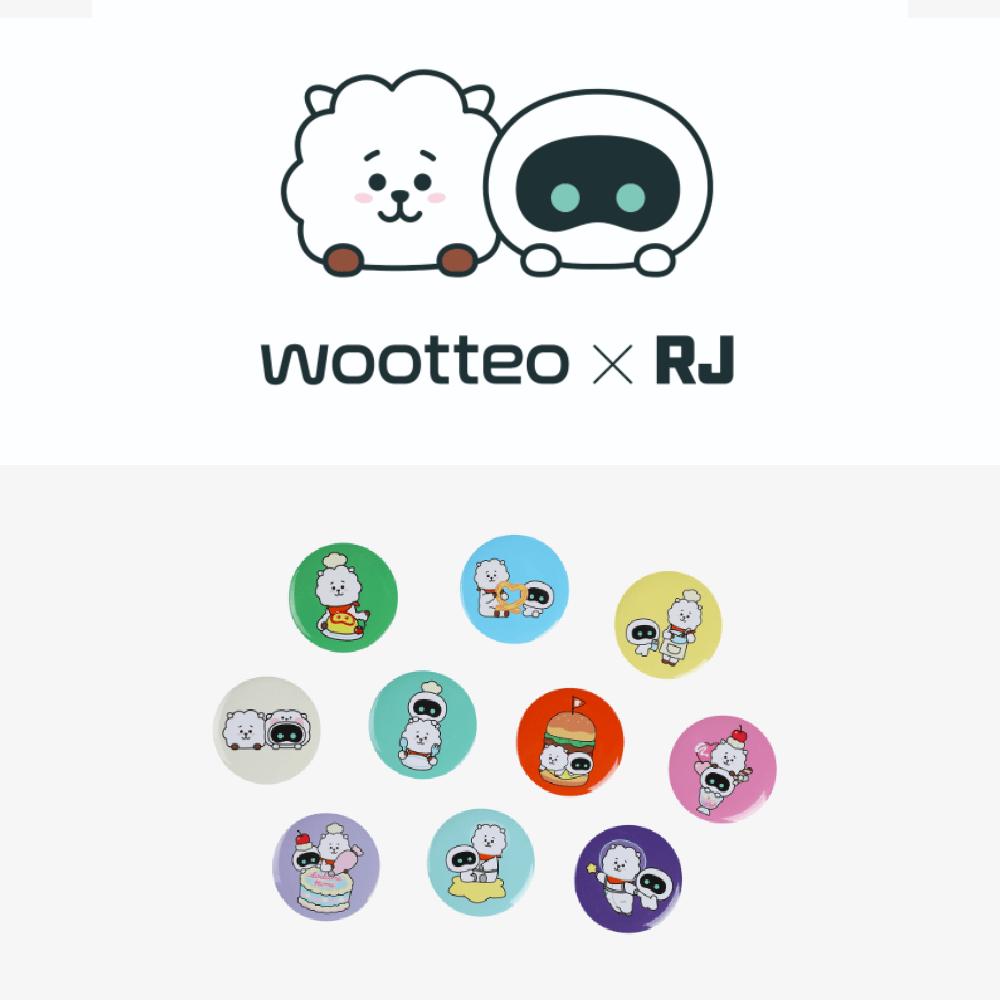 

2-й предзаказ BTS Jin wootteo x RJ Can Badge